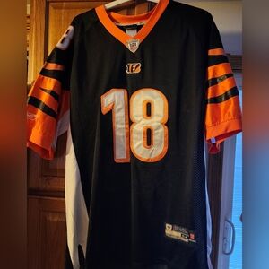 Cincinnati Bengals A.J. Green # 18 NFL Onfield Reebok Jersey 54